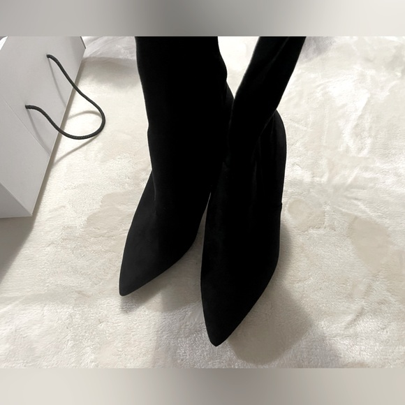 NWT Aldo black above knee high boots with heel still in the box - Picture 2 of 9
